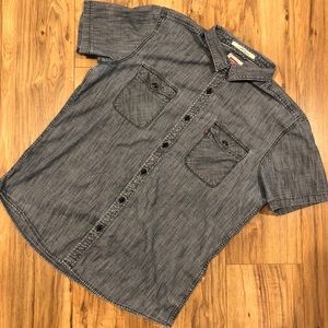 Levi’s Denim Modern Fit Button Up Men XL